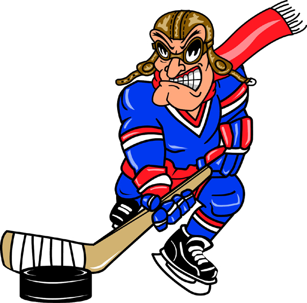 Pilot Hockey mascot sports sticker. Make it personal!